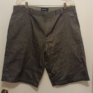Burnside Men's Charcoal Flat Front Shorts